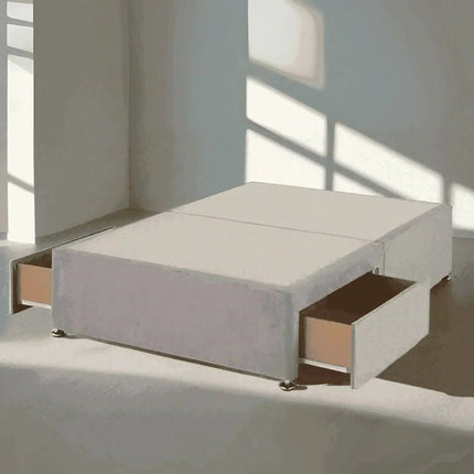 Magma Stud Scroll Sleigh Bed Frame UK