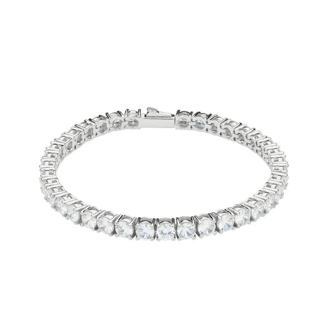 4mm Tennis Bracelet - Silver
