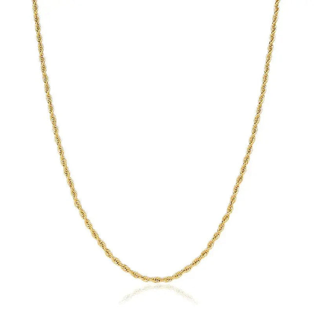 3mm Rope Chain - Gold