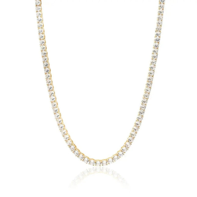 5mm Tennis Chain - Gold