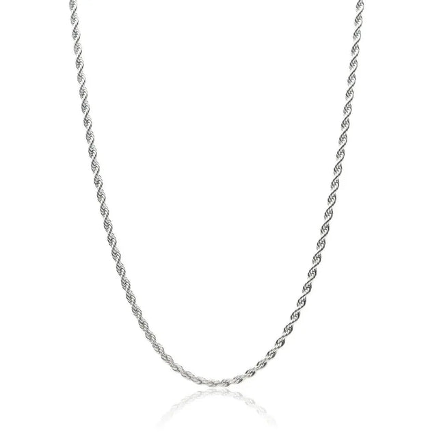 3mm Rope Chain - Silver