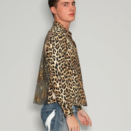 Party Back Leopard Print Shirt