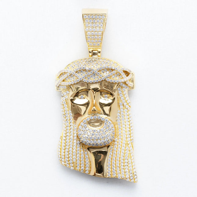 XL Jesus Pendant - Gold