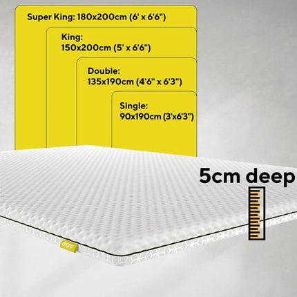 Brightr®  Titan 2 in 1 Mattress Topper