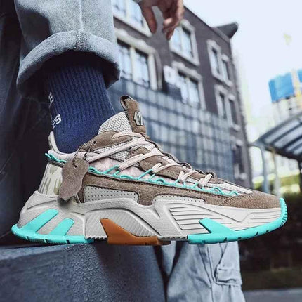 Men's Athletic Walking Style Casual Shoes with Custom Logo - Sneakers for Men