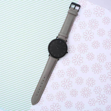 Own Handwriting Mr Beaumont Grey Black Face Watch