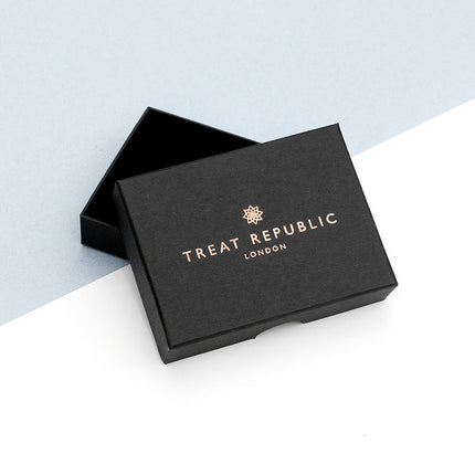 Personalised Men's Solid Bar Necklace - Brushed Gunmetal