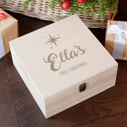 Personalised Personalised Minimalist Engraved Christmas Box