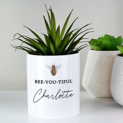 Personalised Bee-U-Tiful Ceramic Storage Pot