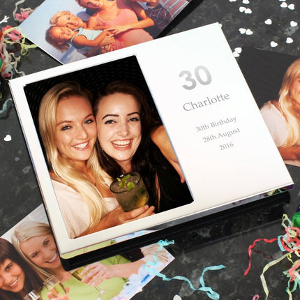 Personalised Big Numbers 6x4 Inch Photo Frame Album
