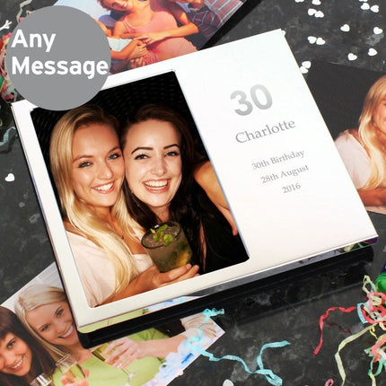 Personalised Big Numbers 6x4 Inch Photo Frame Album