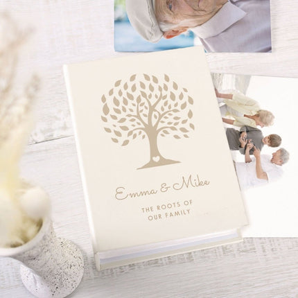 Personalised Family Tree 6x4 Inch Photo Album With Sleeves