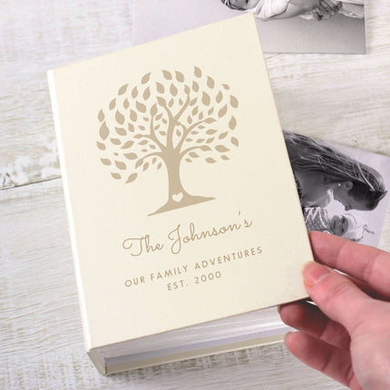 Personalised Family Tree 6x4 Inch Photo Album With Sleeves