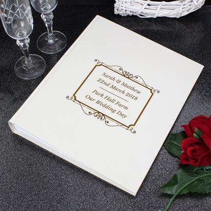 Personalised Gold Album With Sleeves