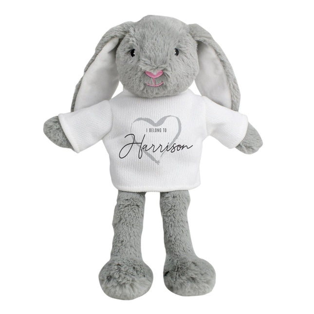 Personalised 'I Belong To' Bunny Rabbit