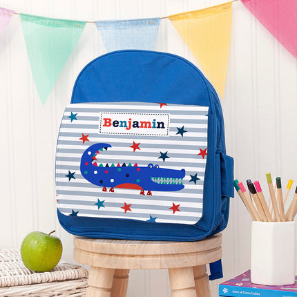 Personalised Personalised Kid's Blue Mini Rucksack