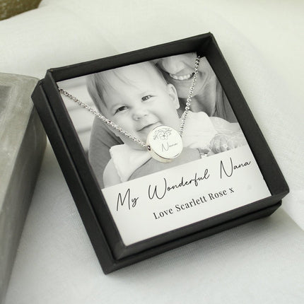 Personalised Photo Upload Necklace And Box