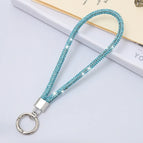 6mm Diamond Spring Coil Blue / pendant