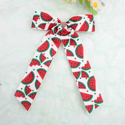 Summer National Day Fruit Bow Hairpin Flamingo Pineapple Bow   Spring New