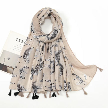 Women's Vacation Simple Style Animal Polyester Scarf