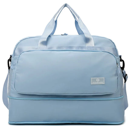 Short-distance travel bag business travel cover trolley clothing luggage bag men's and women's large capacity portable boarding bag fitness yoga bag