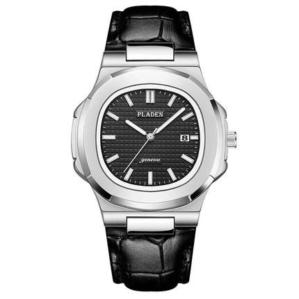 PLADEN Brand Watch hot Classic Men's High-end Fashion Business Stainless Steel Waterproof Quartz Watch