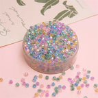 Dark Macaron / 4mm Hole Diameter 1.2mm 10g/pack About 135 Pieces