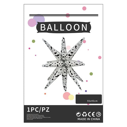 Birthday Simple Style Spot Lattice Football Aluminum Film Party Festival Balloons