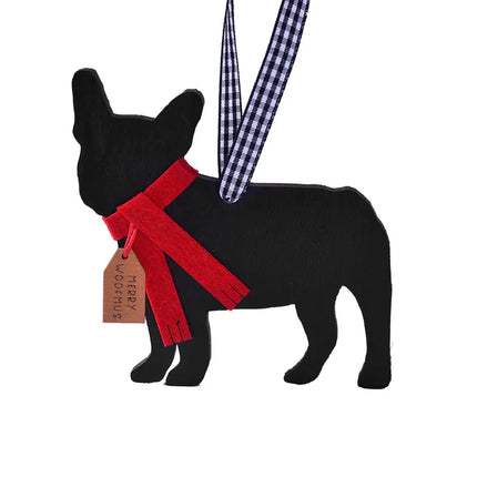 Christmas Decorations Scarf Dog Pendant Christmas Tree Ornaments Scene Dressing Up Supplies Classical American New Style