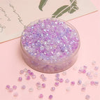Purple Ripple / 4mm Hole Diameter 1.2mm 10g/pack About 135 Pieces