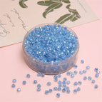 Lake Blue / 4mm Hole Diameter 1.2mm 10g/pack About 135 Pieces