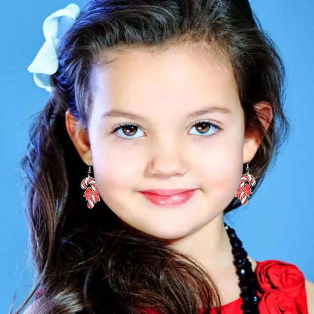 Cartoon Christmas Tree Deer Cow Cat Rainbow Earrings Women's Acrylic Animal Zodiac Letter Number Text Design Jewelry Accessories