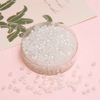 White / 4mm Hole Diameter 1.2mm 10g/pack About 135 Pieces