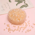 Shrimp Pink / 4mm Hole Diameter 1.2mm 10g/pack About 135 Pieces