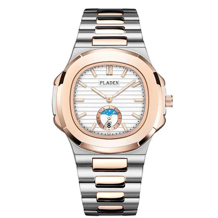 PLADEN Brand Watch hot Classic Men's High-end Fashion Business Stainless Steel Waterproof Quartz Watch