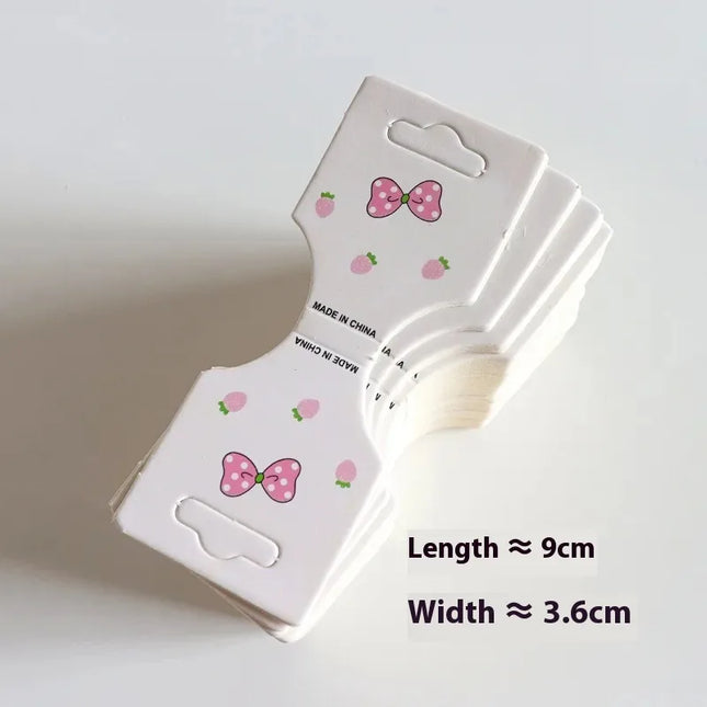 1 Piece Cloth Cute Simple Style Letter Plaid Bow Knot Paper Card