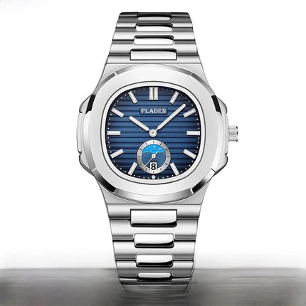 PLADEN Brand Watch hot Classic Men's High-end Fashion Business Stainless Steel Waterproof Quartz Watch