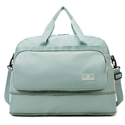 Short-distance travel bag business travel cover trolley clothing luggage bag men's and women's large capacity portable boarding bag fitness yoga bag