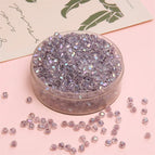 Champagne Purple / 4mm Hole Diameter 1.2mm 10g/pack About 135 Pieces