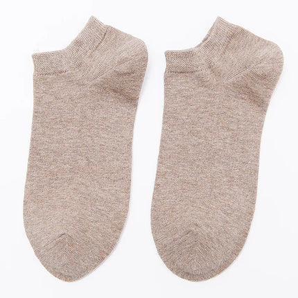Casual Elegant Men's Stripe Cotton Ankle Socks A Pair