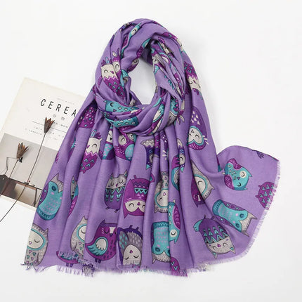 Women's Vacation Simple Style Animal Polyester Scarf
