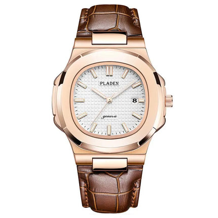 PLADEN Brand Watch hot Classic Men's High-end Fashion Business Stainless Steel Waterproof Quartz Watch