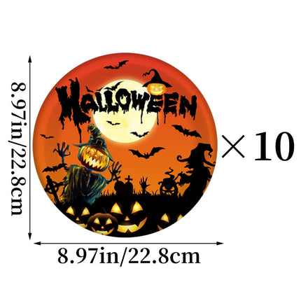 Halloween Cartoon Style Pumpkin Bat 1 Set