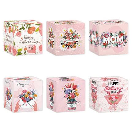 Mother'S Day Pastoral Vocabulary Words/Name Multicolor Paper Party Gift Wrapping Supplies Party Supplies Gift Wrapping Supplies 1 Set