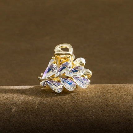 Elegant Sweet Women's Wings Bow Knot Alloy Plating Rhinestones Hair Claws