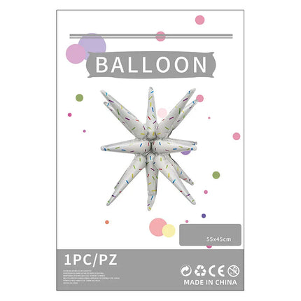 Birthday Simple Style Spot Lattice Football Aluminum Film Party Festival Balloons