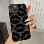 GJTY-41 Full Screen Black Lip Print / iPhone 13