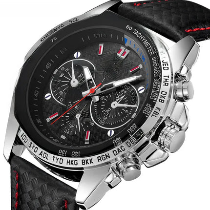 A generation of hair beauty MEGIR men's watch sports hot watch fake Three-Eyed luminous men's watch 1010G