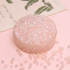 Pink / 4mm Hole Diameter 1.2mm 10g/pack About 135 Pieces