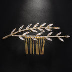 Gold/1.3*1.1cm【Light Luxury Rhinestone Hair Comb】